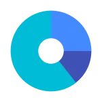 Doughnut Chart SVG Icon